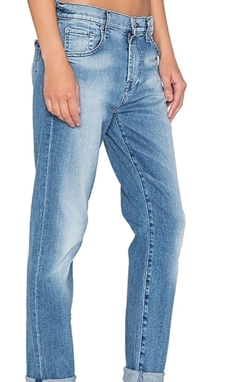 7 For All Mankind Relaxed Skinny in Light Blue Hue - Picture 6 of 14